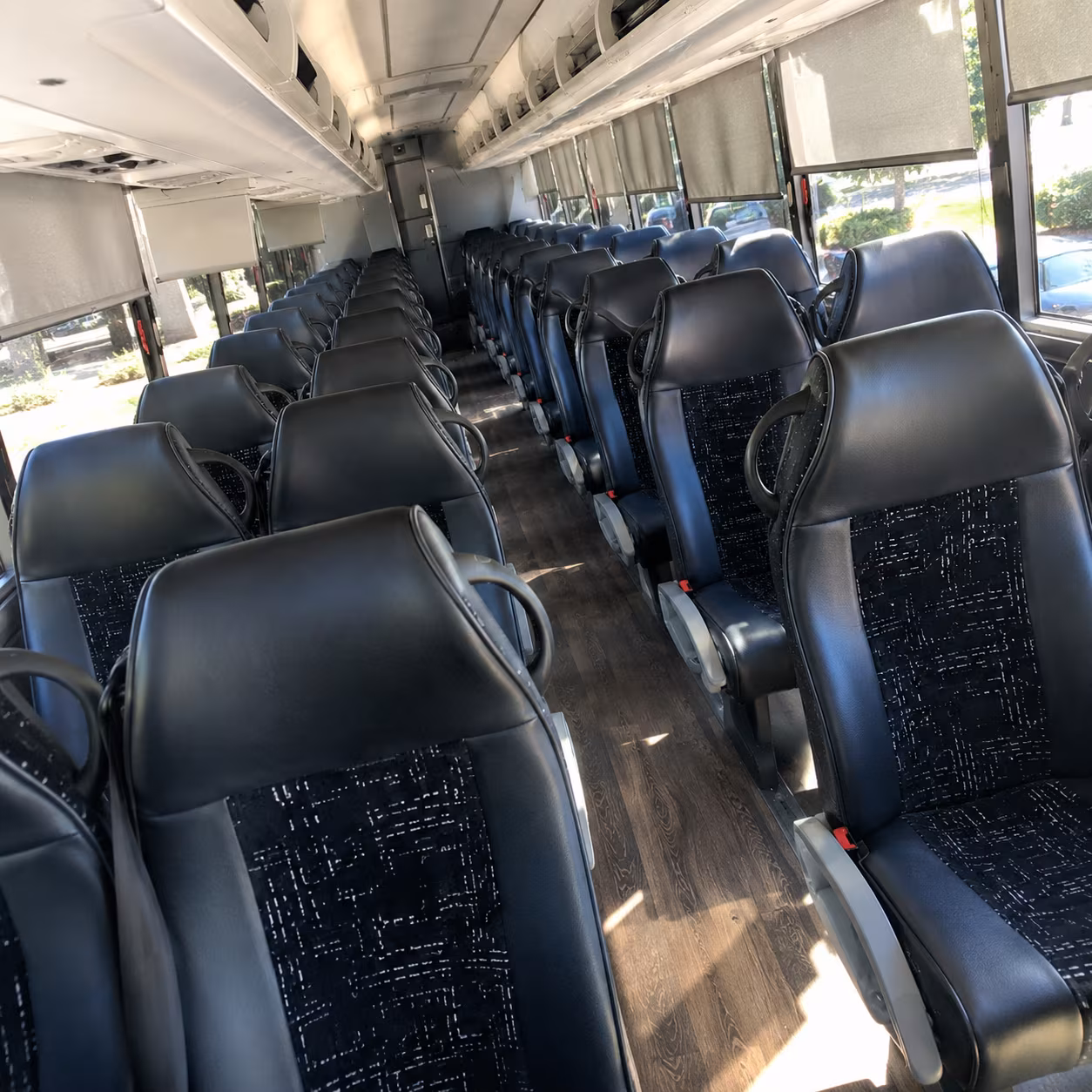 santa clara charter bus services inside