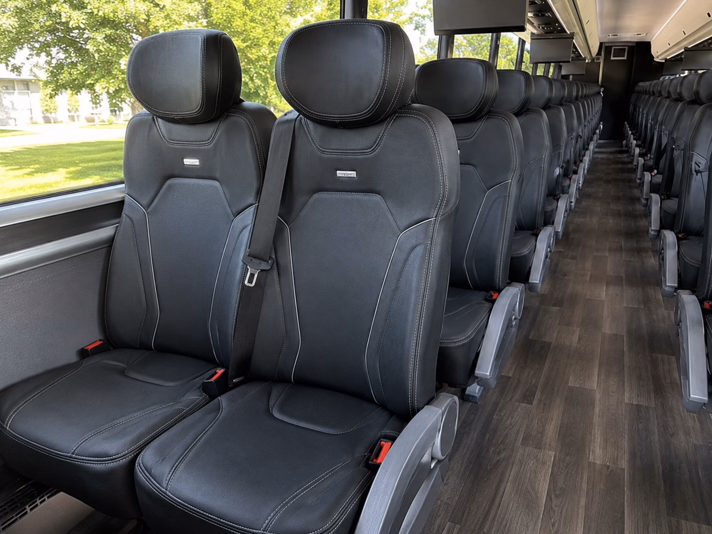 santa clara construction and film crew shuttle buses